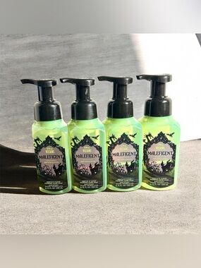 Bath & Body Works DISNEY MALEFICENT Gentle Foaming Hand Soap X4 New